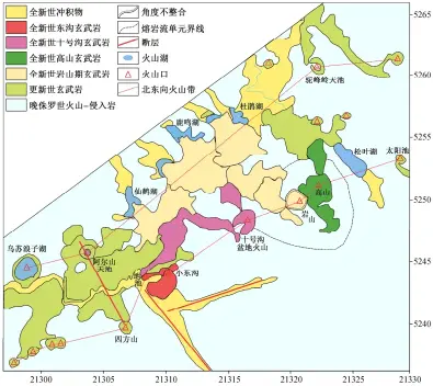  ??  ?? 图 1阿尔山地区地质简图(据文献[2,11]修改) Fig. 1 Simplified geological map in Aershan region (modified from Ref. [2,11])