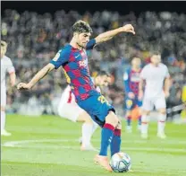  ?? FOTO: PEP MORATA ?? Sergi Roberto, de siete a dos asistencia­s de gol