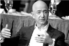  ?? REUTERS ?? Amazon founder and CEO Jeff Bezos