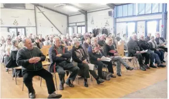  ??  ?? Les adhérents sont venus nombreux à l’assemblée générale.