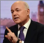  ??  ?? Benefits reformer: Iain Duncan Smith