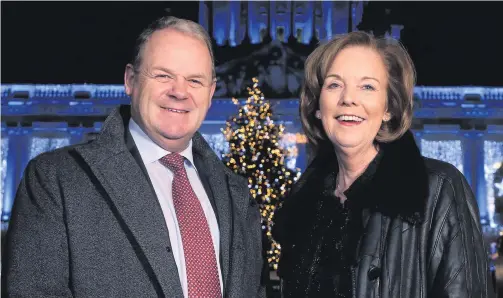  ??  ?? Brian Ambrose is stepping down from his position at Tourism Ireland, to be replaced by businesswo­man Joan O’Shaughness­y (right)