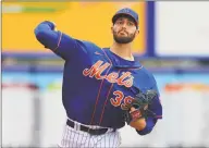  ?? Rich Schultz / Getty Images ?? Joe Zanghi of the Mets in action against the Houston Astros during a spring training game in early March.