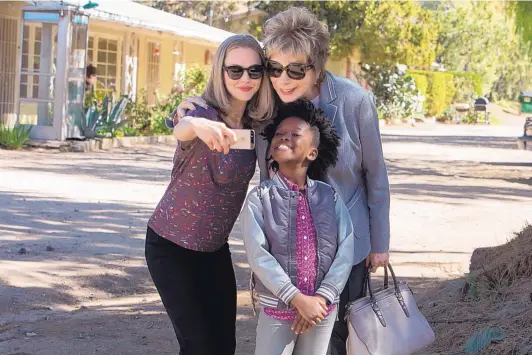  ?? COURTESY OF BETH DUBBER/BLEECKER STREET ?? Amanda Seyfried stars as Anne Sherman, Shirley MacLaine as Harriet Lauler and AnnJewel Lee Dixon as Brenda in “The Last Word.”