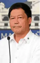  ?? —INQUIRER PHOTO ?? Justice Secretary Menardo Guevarra is running into opposition with his proposal to arm government prosecutor­s.