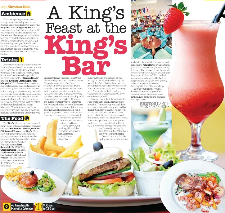 A King’s Feast at the King’s Bar PressReader