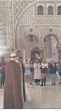  ?? M. G. ?? Una visita teatraliza­da al Real Alcázar.