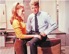  ?? PARAMOUNT PICTURES ?? Back in 1967, Jane Fonda and Robert Redford teamed up for the classic Barefoot in the Park.