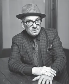  ?? MATT LICARI/INVISION/AP ?? Elvis Costello’s new album, “The Boy Named If” was made in solitary style – four musicians – all worked from their own homes.