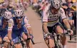  ??  ?? 2017 Peter Sagan con Terpstra e Stybar