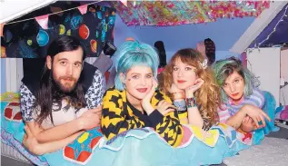  ??  ?? Seattle-based punk-rock band Tacocat is gearing up to work on a new album this year.