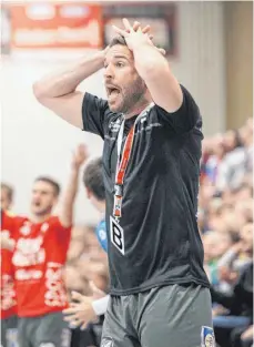  ?? FOTO: SASCHA RIETHBAUM ?? Sebastian Staudacher, Trainer der MTG Wangen, sieht die Austragung der Handball-WM in Ägypten sehr kritisch.