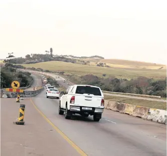  ??  ?? SANRAL has said it is looking to complete the roadworks on the N2 near Ballito before the end of next year.