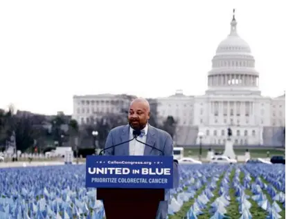  ?? PAUL MORIGI/GETTY IMAGES FOR FIGHT COLORECTAL CANCER ?? Representa­tive Payne fought to raise awareness for diabetes and colorectal cancer prevention.