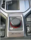  ??  ?? X-Mode helps drivers tackle difficult terrain by controllin­g engine output, braking, AWD torque split and other systems when engaged.