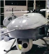  ?? Photo: Handout ?? CR500 vertical-take-off-and-landing drones are among the weapons sought in a deal that may be denominate­d in yuan.