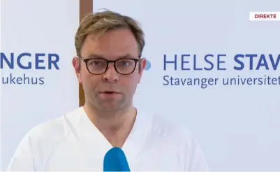  ??  ?? Smittevern­overlege Lars Kåre Kleppe ved Stavanger Universite­tssjukehus.