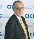  ??  ?? El colombiano Iván Velásquez, titular de Cicig.