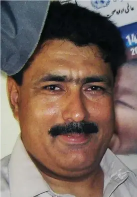  ??  ?? Pakistani doctor Shakil Afridi is photograph­ed in the Jamrud tribal area, Khyber region of Pakistan