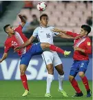  ??  ?? ENGLAND TALENT: Calvert-Lewin