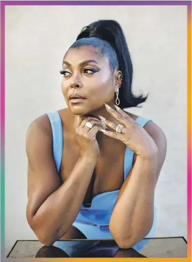  ?? Jason Armond Los Angeles Times ?? ACTOR Taraji P. Henson in 2020 created the vegan hair-care line TPH by Taraji.