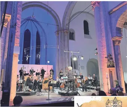  ?? FOTO: NICOLA OBERLINGER  ?? Der Beethovena­bend beim Festival Alte Musik im letzten Jahr in der Basilika.