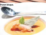  ?? ?? Prawn bisque.