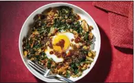  ?? (The Washington Post/Rey Lopez) ?? Baked Eggs with Tadka Greens