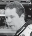  ?? AP ?? Brad Keselowski after practice at Michigan Internatio­nal Speedway on Saturday.