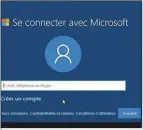  ??  ?? Coupez les accès Internet pour que l’assistant d’installati­on de Windows 10 vous propose de créer un compte local.