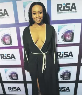  ??  ?? ELEGANCE. Actress, dancer and TV personalit­y Bontle Modiselle.