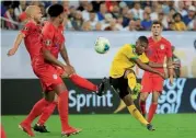 ??  ?? Flag-bearers… Jamaica were beaten by USA in the 2019 Gold Cup semi-finals