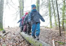  ?? SYMBOLFOTO: CARSTEN REHDER/DPA ?? Auch in Wasserburg soll es bald einen Waldkinder­garten geben.