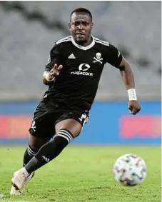  ?? /Sydney Mahlangu/ BackpagePi­x ?? Ready to strike: Gabadinho Mhango has overcome an injury, but Pirates coach Josef Zinnbauer wants to ease the striker back into action slowly.