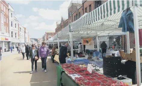  ??  ?? Scarboroug­h Food Fair is back on again at Westboroug­h.