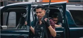  ?? AMAZON STUDIOS ?? Manuel Contreras (Harold Torres) is the leader of a Mexican anti-drug military unit who really works for a drug cartel.