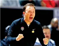  ?? STEVE MARCUS ASSOCIATED PRESS FILE PHOTO ?? Lobos coach Richard Pitino is under contract with UNM through the 2027-28 season. His current salary is approximat­ely $1.2 million. Should he leave before Monday, he owes the school a $1.1 million buyout. That figure drops to $750,000 this summer and $500,000 in the third year of the five-year deal. He would owe nothing if he leaves in the final year of the contract.