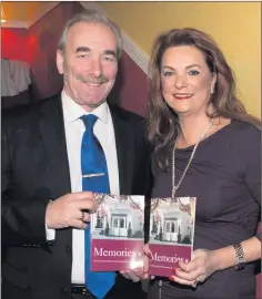  ??  ?? Joe and Ruth Behan at the ‘Memories’ launch in The Bray Head Hotel.