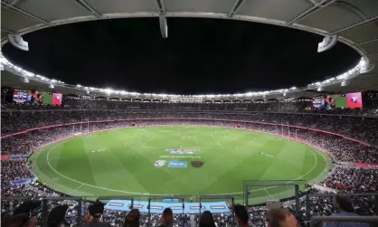  ?? Photograph: Michael O’Brien/AAP ?? The AFL has released its long-awaited vaccinatio­n policy, with clubs to ultimately determine action on staff who do not receive the jab.