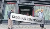  ?? GETTY IMAGES ?? ■ A decade ago from today, Lehman Brothers filed for Chapter 11 protection in the biggest bankruptcy filing ever