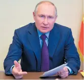  ??  ?? Rysslands president Vladimir Putin.
Foto: Alexei Druzhinin/ap/arkiv