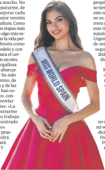  ?? // REDES ?? Paula Pérez, Miss Mundo España