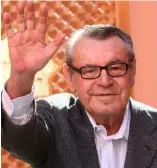  ??  ?? Milos Forman e Vittorio Taviani