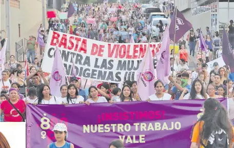  ?? ?? El 24 de febrero es una fecha para reflexiona­r sobre el rol de la mujer.