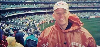  ?? RON FLATTER ?? Ron Flatter at the 2002 Grand Final at the Melbourne Cricket Ground.