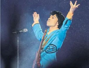 ?? ALEX BRANDON/THE ASSOCAITED PRESS FILE PHOTO ?? A Minnesota prosecutor said on Thursday no criminal charges will be filed in Prince’s 2016 death.