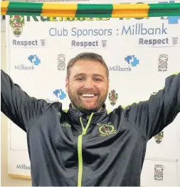  ??  ?? Former Runcorn Linnets captain Michael Ellison has been appointed as the club’s new manager.