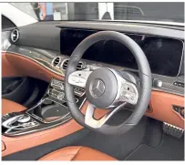  ??  ?? The widescreen cockpit is Mercedes-Benz’s interior centrepiec­e, which was debuted in the s-class.