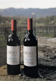  ??  ?? Chuy Ordaz and sons have branched into producing wine under the label Ordaz Family Wines.