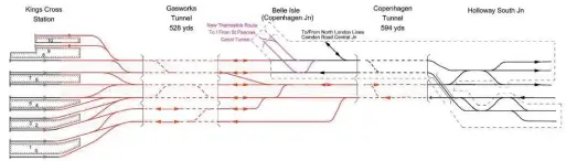  ?? Source: Network Rail. ?? New track plan